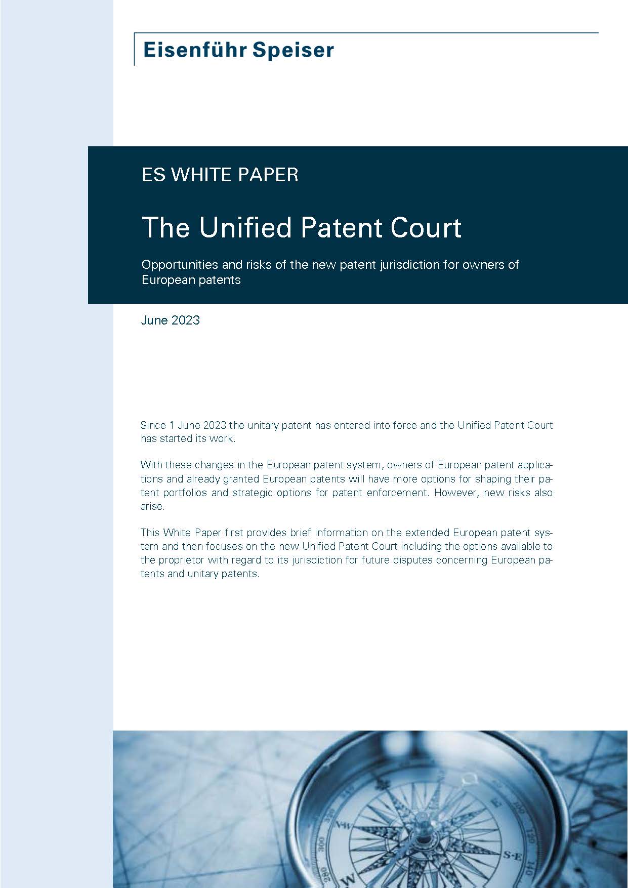 The Unified Patent Court