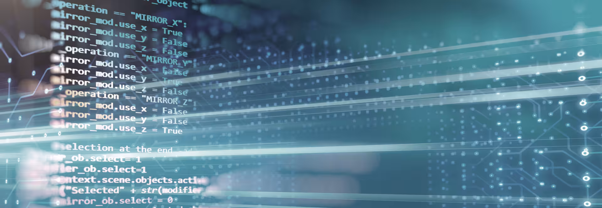 Eine grafische Darstellung von Quelltext und Mustern