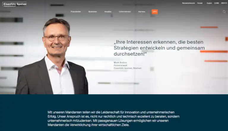 Startseite Website